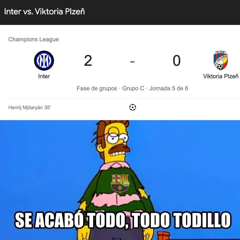 Gracias al Inter: Barcelona jugará otra vez la Europa League y los memes hacen pedazos a Xavi y sus jugadores