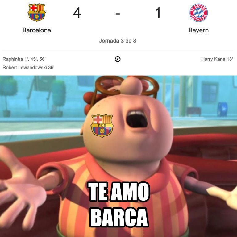 Los memes de la goleada del Barcelona al Bayern en la Champions: ¡burlas al Real Madrid!