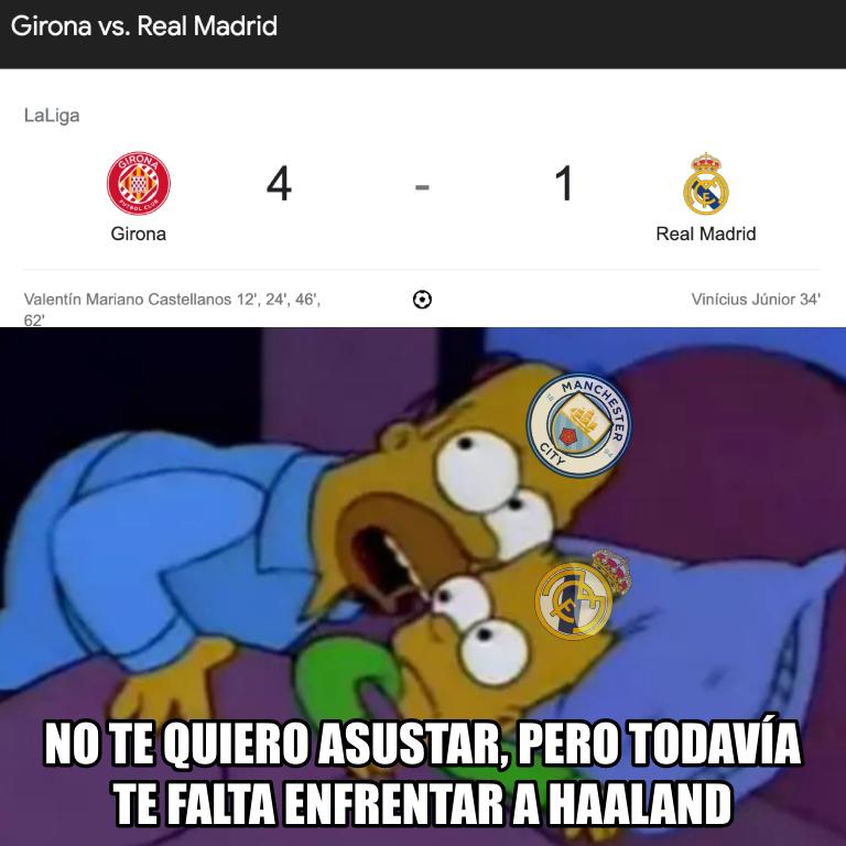 Los memes destrozan al Real Madrid luego de ser humillados por Girona y Taty Castellanos en la Liga Española