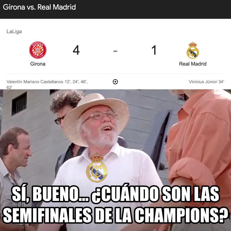 Los memes destrozan al Real Madrid luego de ser humillados por Girona y Taty Castellanos en la Liga Española