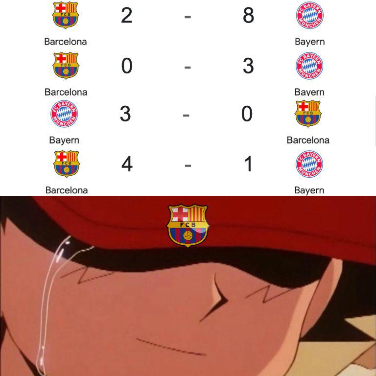 Los memes de la goleada del Barcelona al Bayern en la Champions: ¡burlas al Real Madrid!