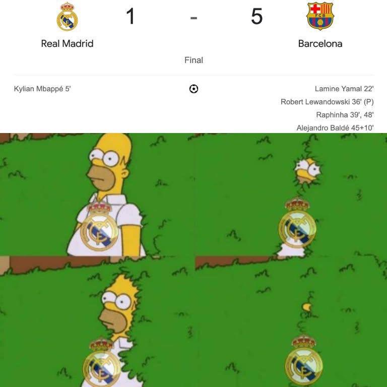 Yamal y Piqué son protagonistas: los mejores memes que dejó la goleada del Barcelona ante el Real Madrid