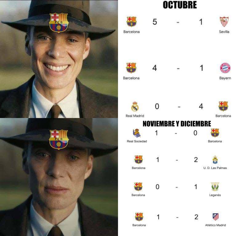 Los del Real Madrid lo disfrutan: los mejores memes que dejó la derrota del Barcelona ante Atlético de Madrid