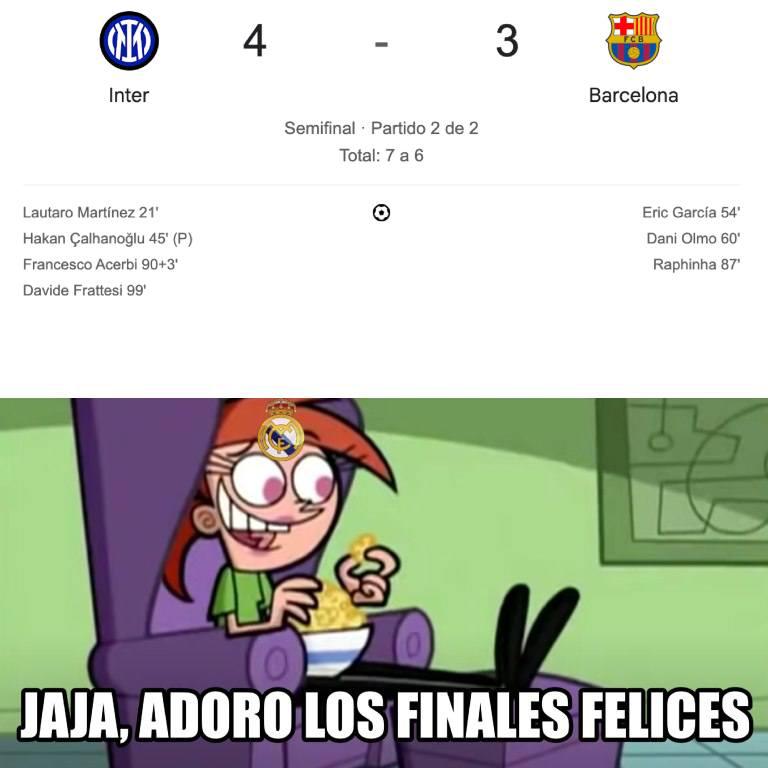Real Madrid se burla: esto son los fulminantes memes contra Barcelona tras quedar eliminado de Champions League