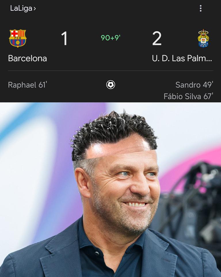 Barcelona suma tres sin ganar y los memes hacen pedazos a Flick y todo el equipo culé: Real Madrid celebra