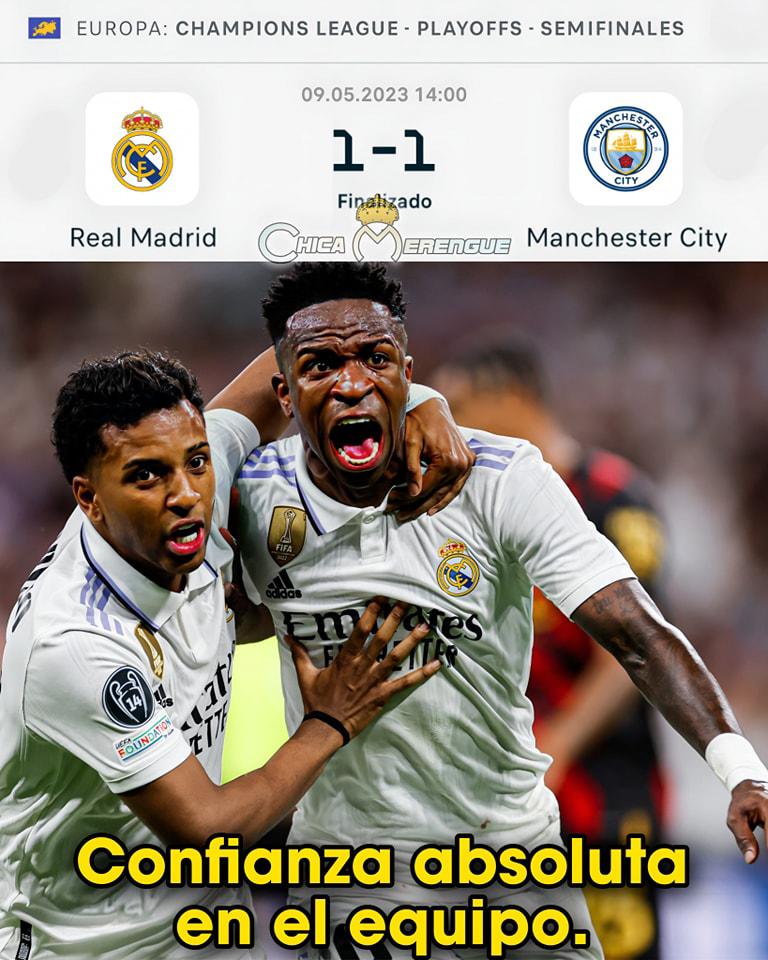 ¿Y Haaland? Los jocosos memes que dejó el buen empate entre Real Madrid y Manchester City en las semis de Champions