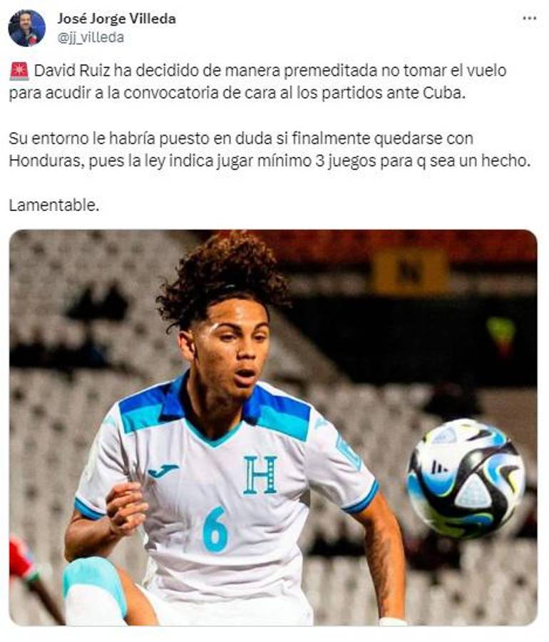 “Es más entusiasmo de la gente porque juega con Messi”: Así reaccionó la prensa de Honduras por el caso de David Ruiz