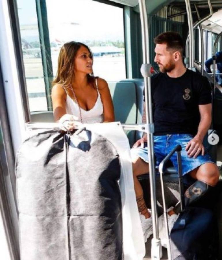 ¡Qué fotos! Antonella Roccuzzo levanta suspiros durante el sorteo de la Champions