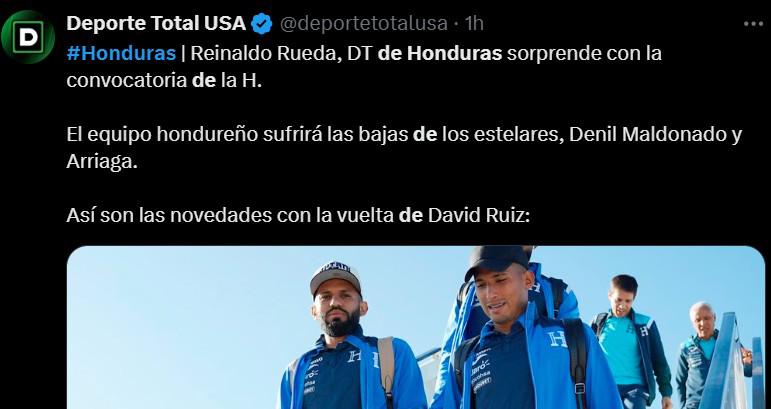 Empieza el sueño, Los elegidos de la H: así reaccionó la prensa a la convocatoria de Honduras para la eliminatoria