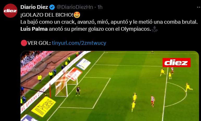 “Para nada es acomodado”, “Está de vuelta”: Prensa se rinde con el golazo de Luis Palma con Olympiacos de Grecia