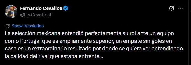 Ya ni duele: la ácida reacción de Faitelson y esto dice la prensa de México tras el resultado ante Portugal