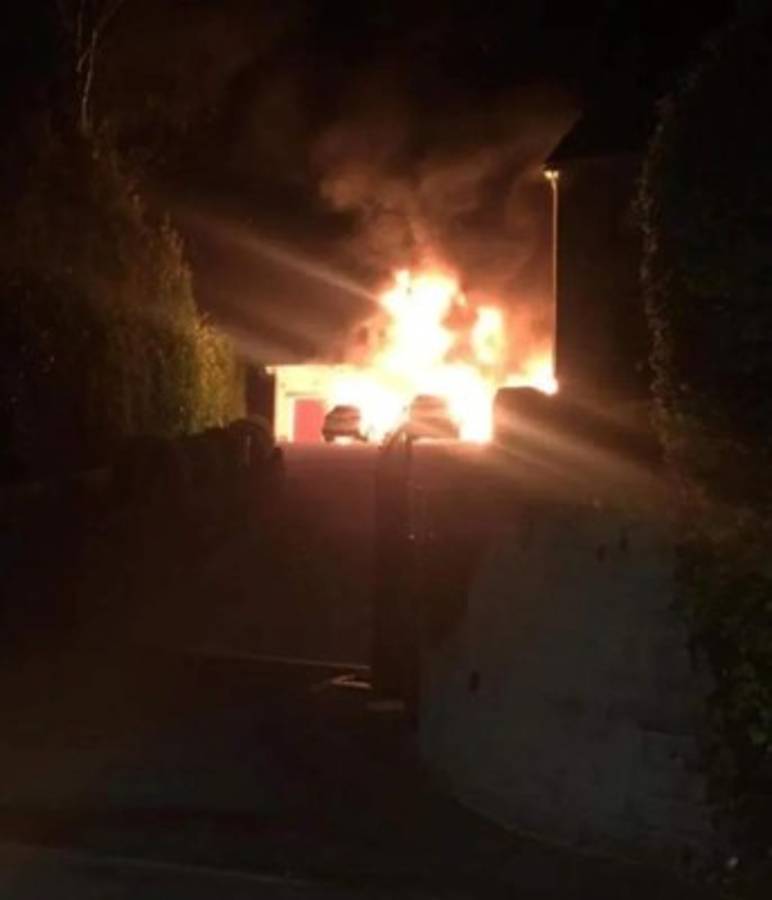 Así quedó su flota de autos: incendiaron la mansión del presidente del Celtic mientras dormía; 'estamos perturbados'