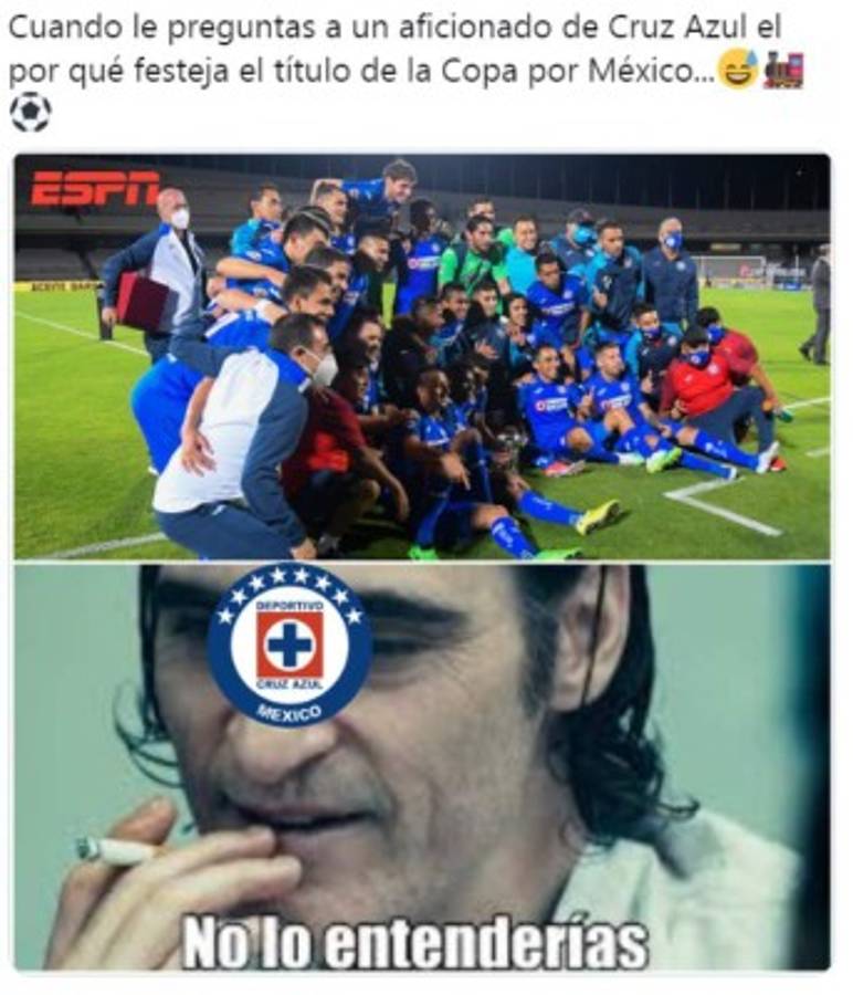 Los memes destrozan al campeón Cruz Azul por el título de la Copa por México