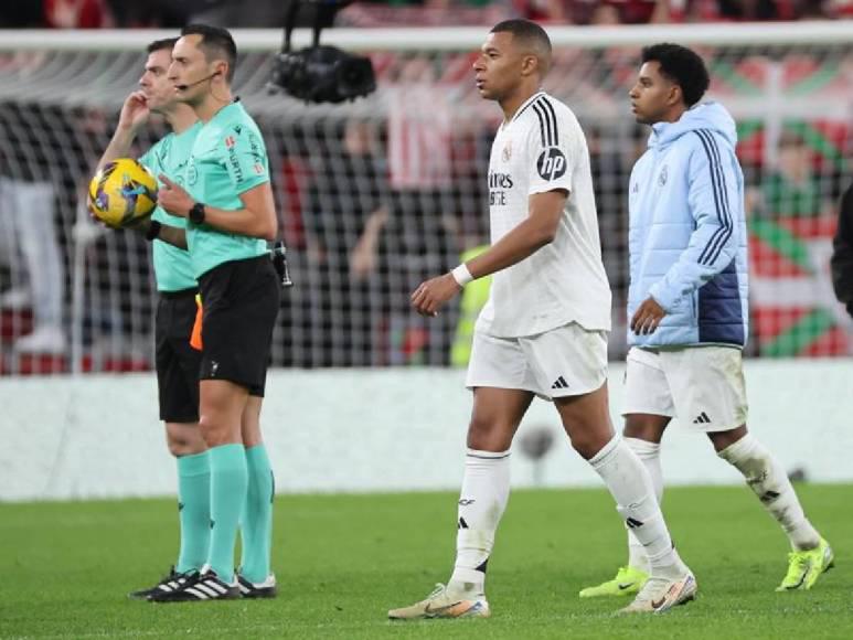 Mbappé falló y Bellingham hizo esto; la polémica y Fede Valverde hundido tras su error en el Athletic - Real Madrid