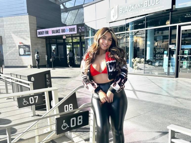 Hermosa olanchana anuncia embarazo y el padre del bebé es legionario hondureño de la MLS