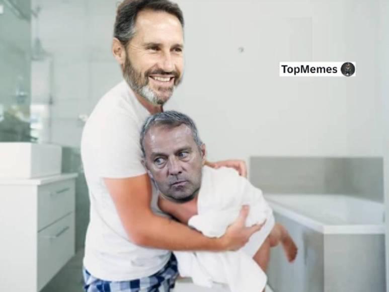 Flick ya tiene papá: los jocosos memes tras la primera derrota del Barcelona en la Liga Española