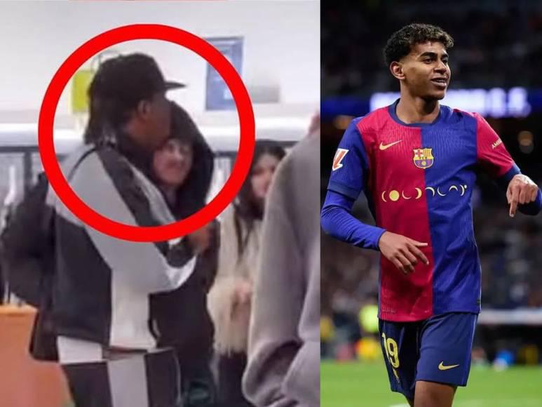¿Lamine Yamal se volvió enamorar? Captan a la figura del Barcelona con hermosa modelo en centro comercial