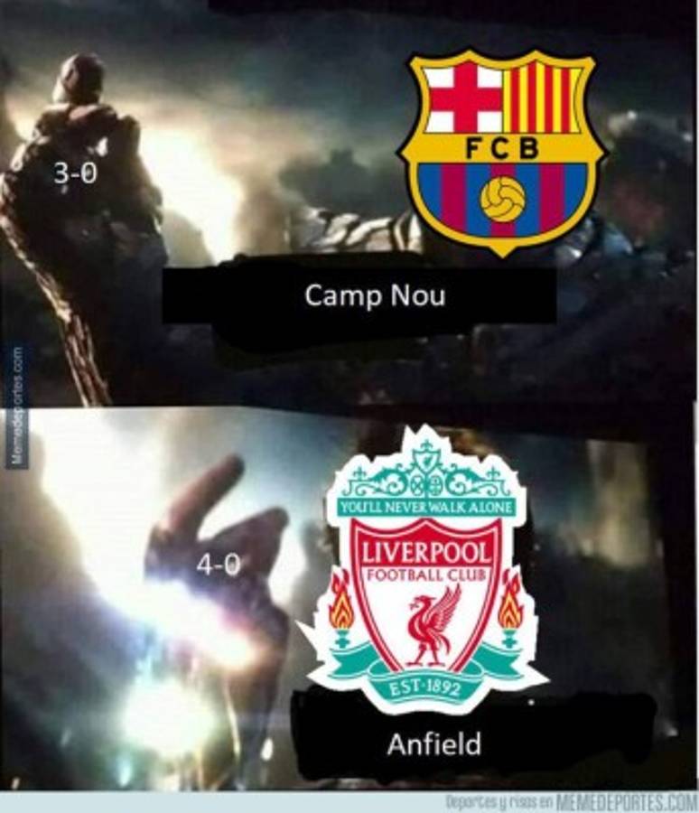 Liverpool, Messi y los memes que destrozan al Barcelona por su eliminación en Champions