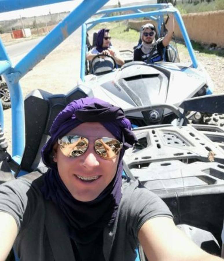 Las vacaciones en Europa del futbolista tico, primo de Keylor Navas