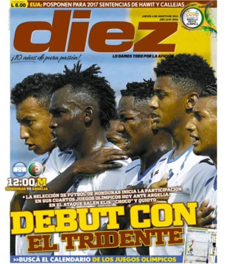 Las portadas deportivas más importantes en el mundo de este jueves 04 de agosto