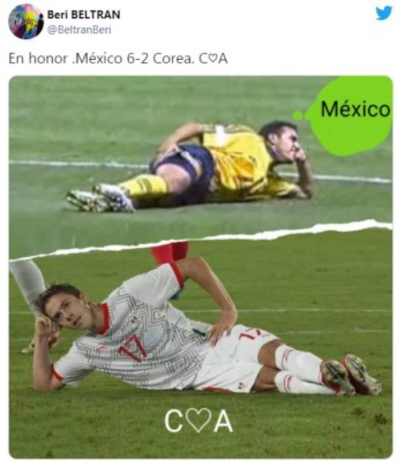 Los crueles memes de la paliza de México a Corea del Sur en los Juegos Olímpicos de Tokio