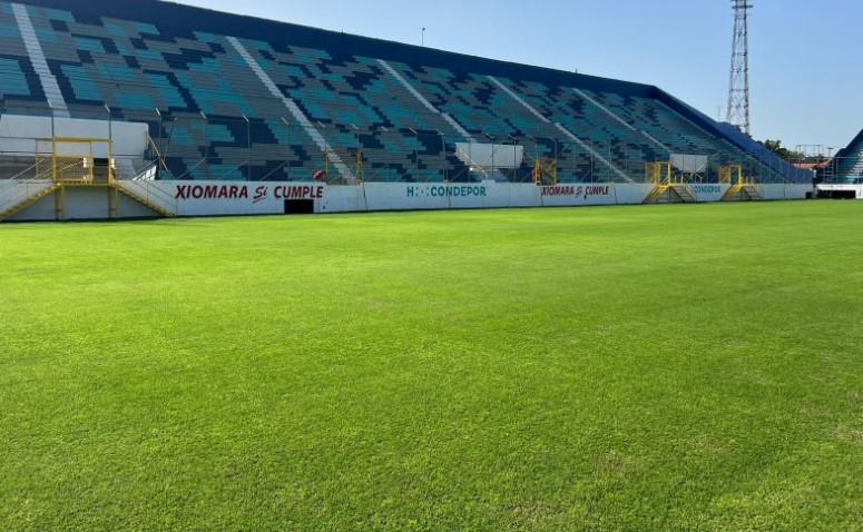 Ya hay fecha para jugar en la nueva grama del estadio Morazán: Así luce el recinto de San Pedro Sula