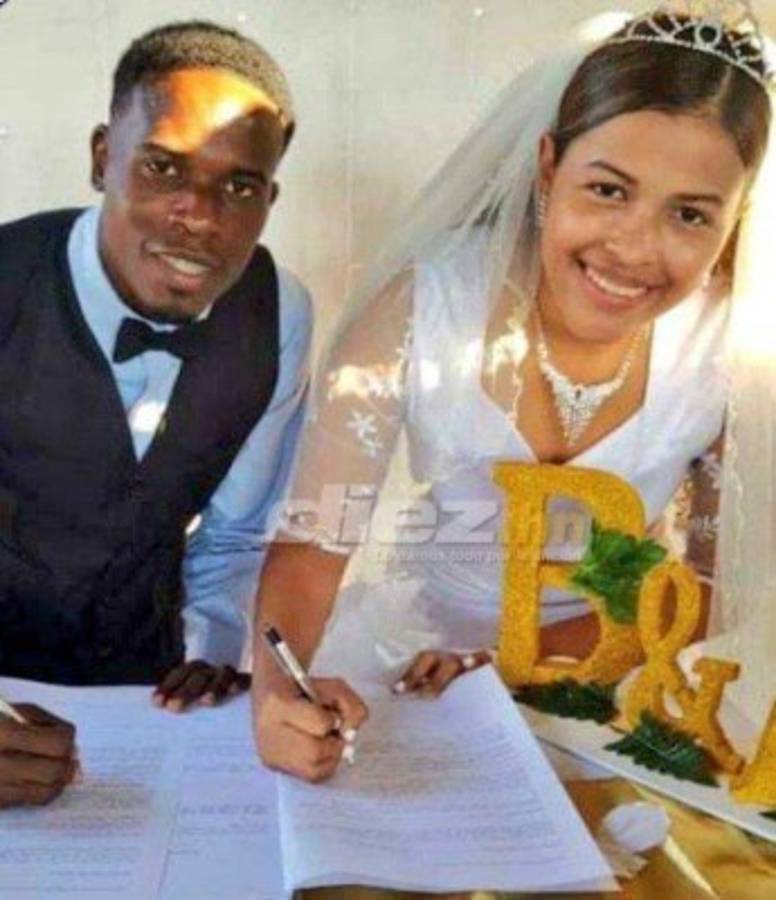 Las fotos exclusivas de la boda del futbolista de Olimpia 'Flecha' Bernárdez con su novia Gabby Corea