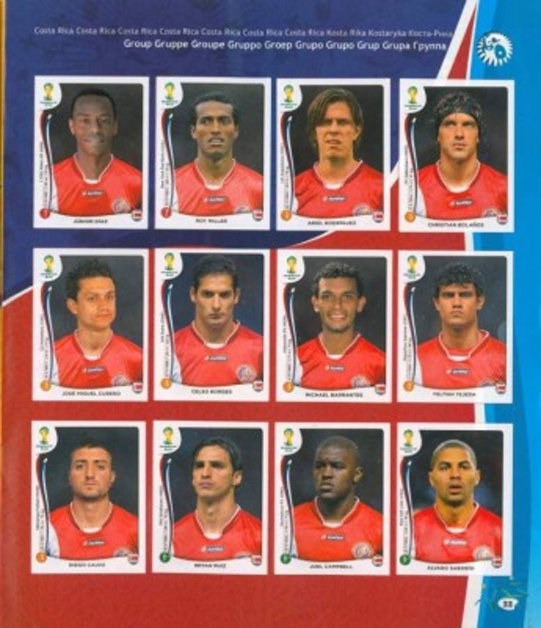 ¡Salieron y no estuvieron! Los ticos presentes en el álbum y que no jugaron los mundiales