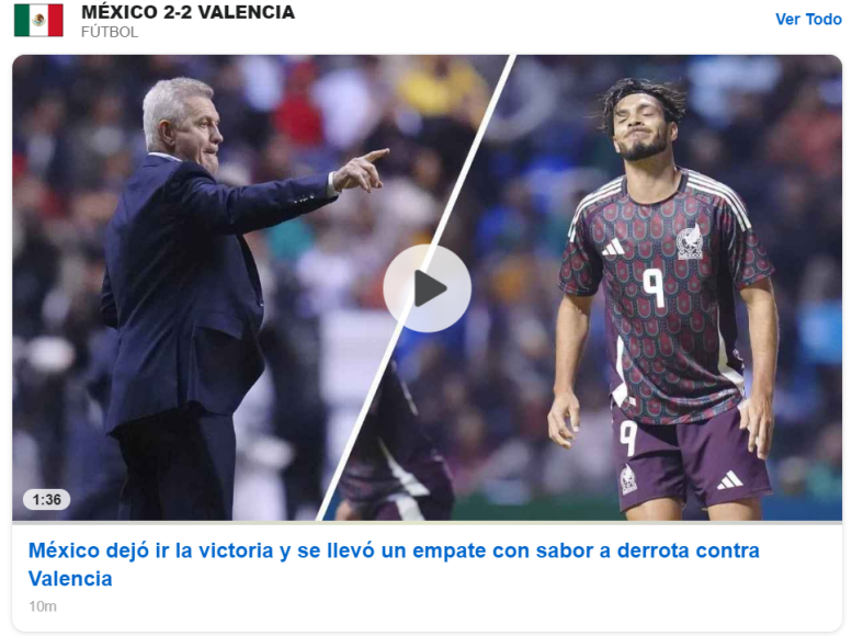“Siguen sin existir”: la dura reacción de Faitelson tras empate de México ante Valencia “B” y lo que dicen del Vasco
