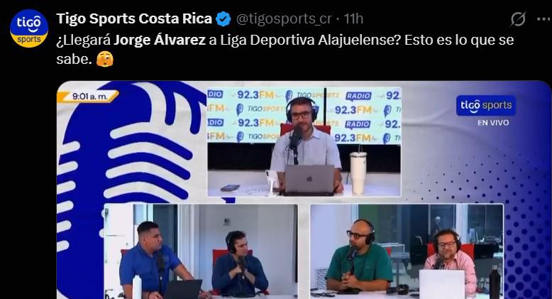 Jorge Álvarez está en el radar: Prensa de Costa Rica confirma interés del Alajuelense sobre el volante de Olimpia