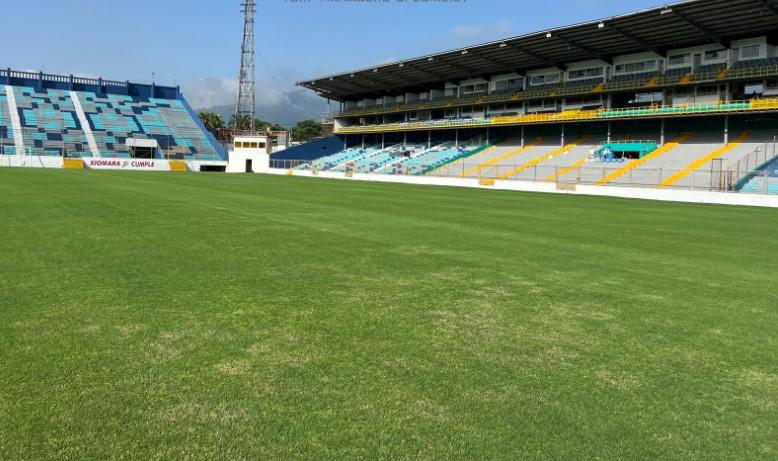 Ya hay fecha para jugar en la nueva grama del estadio Morazán: Así luce el recinto de San Pedro Sula