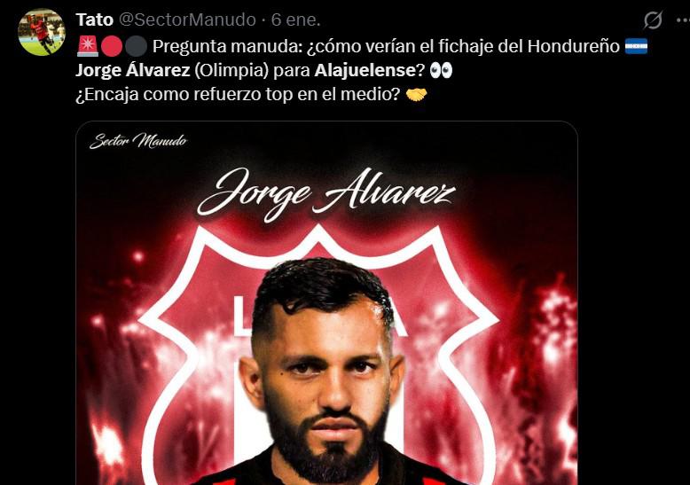 Jorge Álvarez está en el radar: Prensa de Costa Rica confirma interés del Alajuelense sobre el volante de Olimpia