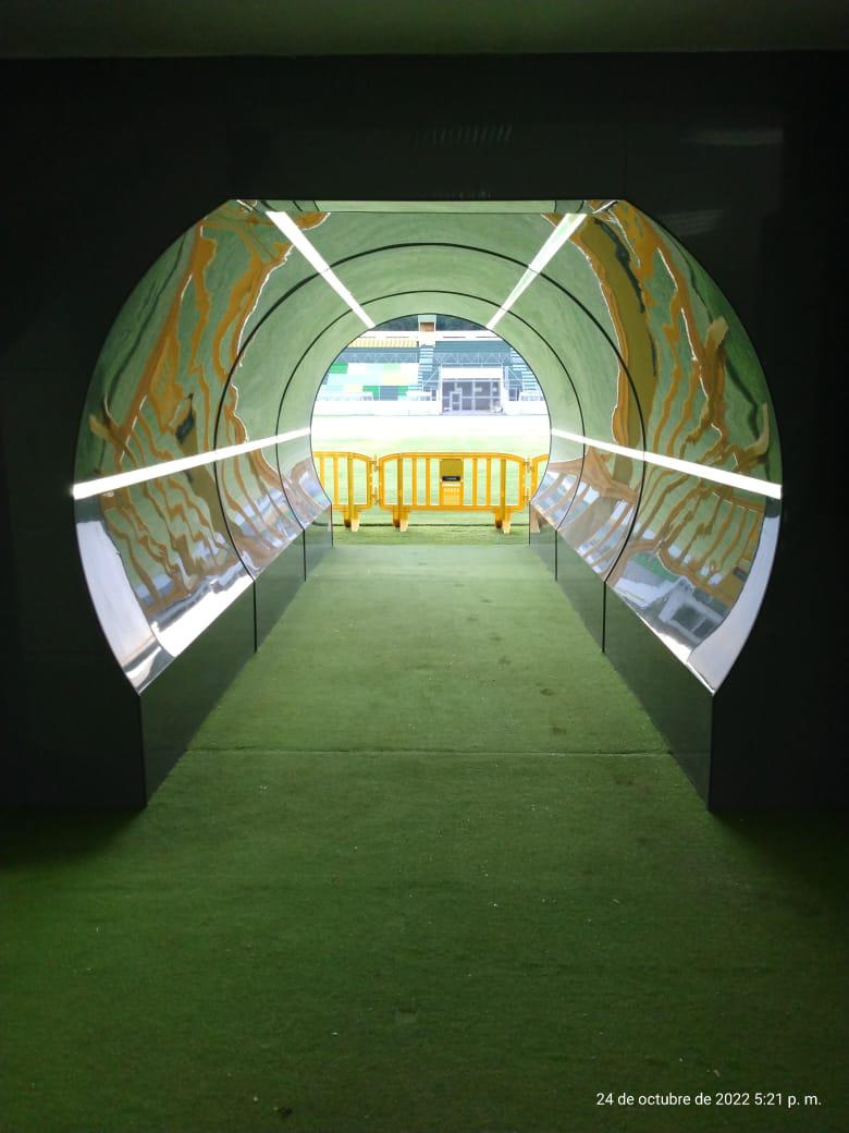 Vuelve a ser una mesa de billar: El estadio Carlos Miranda de Comayagua fue embellecido para que Motagua lo utilice