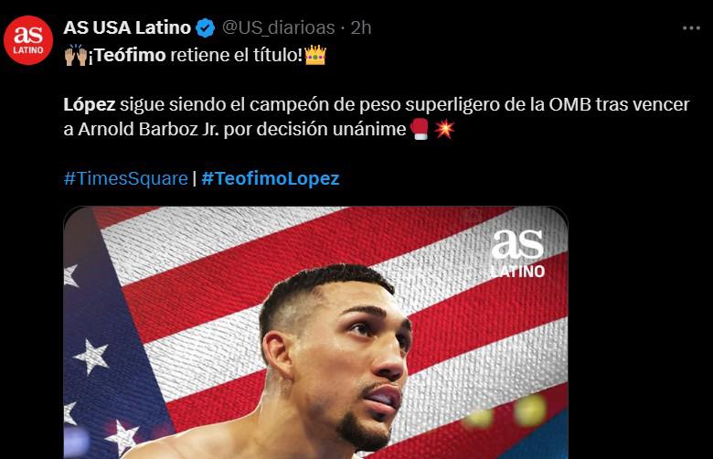 Teófimo López dominante, Conquistó Nueva York: El mundo del boxeo y la prensa internacional se rinden ante el catracho