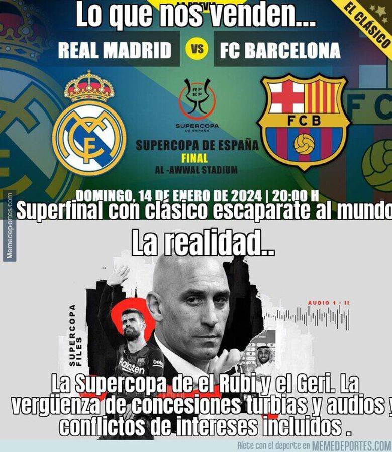 Real Madrid goleó en la final de Supercopa de España: los memes hacen pedazos al Barcelona y Araújo