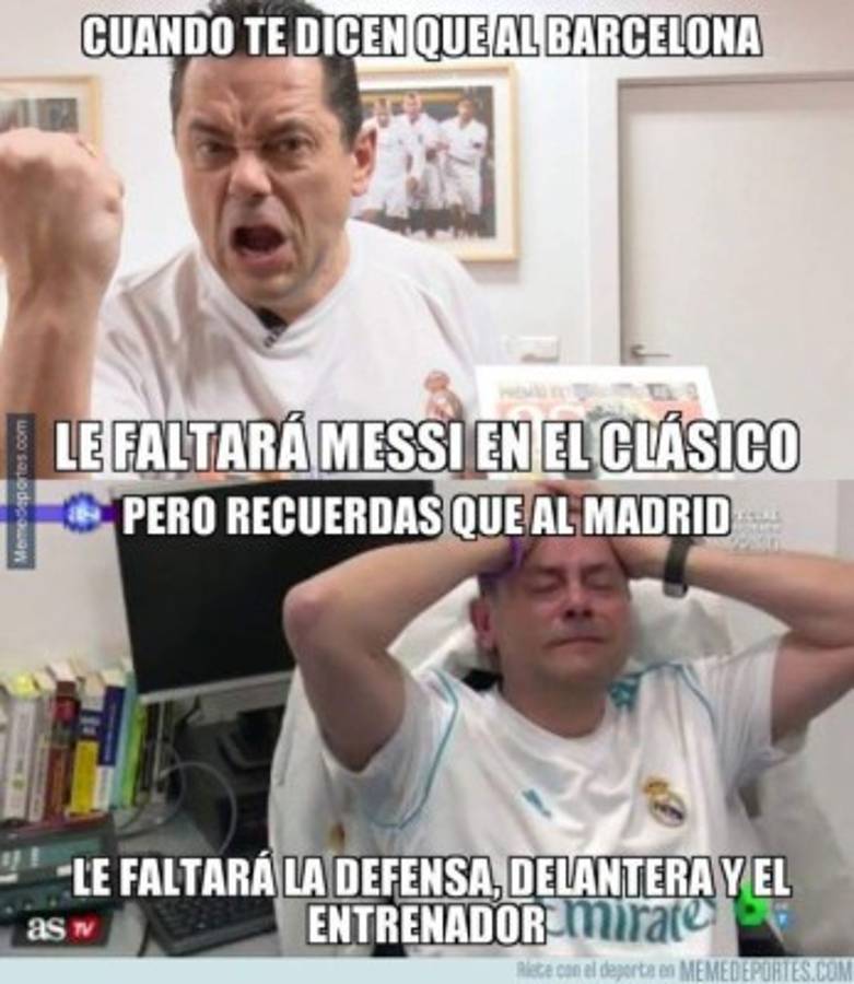 MEMES: Real Madrid y Barcelona, protagonistas del día en las redes sociales