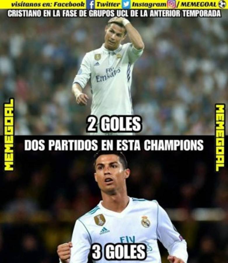 Los memes no perdonan a Ramos y CR7 en el triunfo del Real Madrid ante el Dortmund