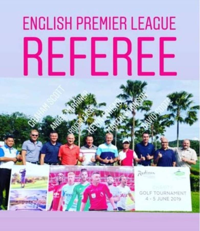 ¡Pillados! Cuatro árbitros de la Premier League, cazados de fiesta con unas jóvenes