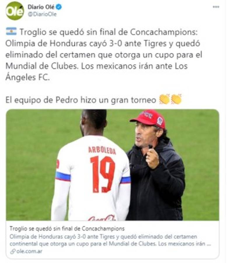'Pasó caminando': Prensa mexicana e internacional sobre el triunfo de Tigres ante Olimpia en Concachampions