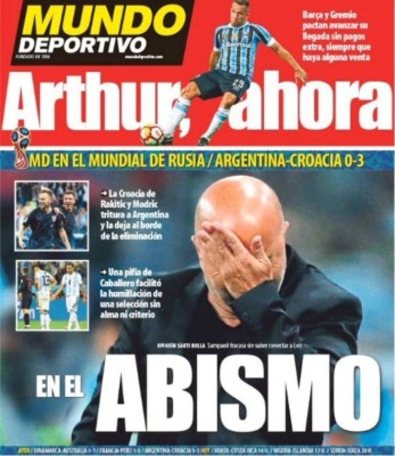 ¡BRUTAL! Las portadas de todo el mundo contra Argentina: 'Damos pena'