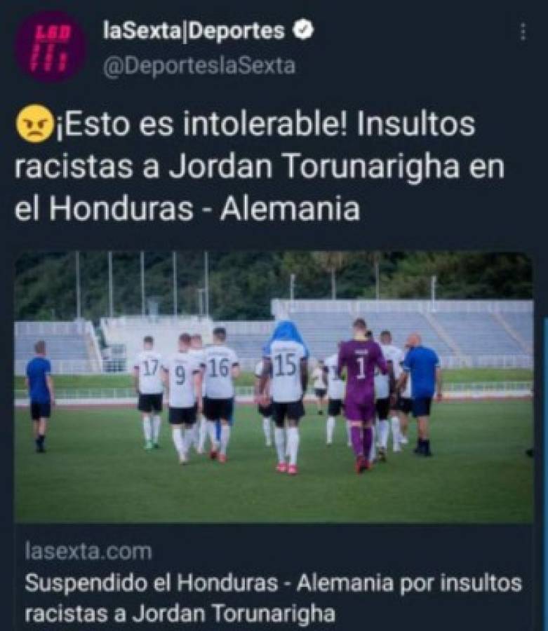 ¿Racismo en Tokio? La reacción de la prensa mundial tras el escándalo en el Alemania-Honduras y diario Marca estalla