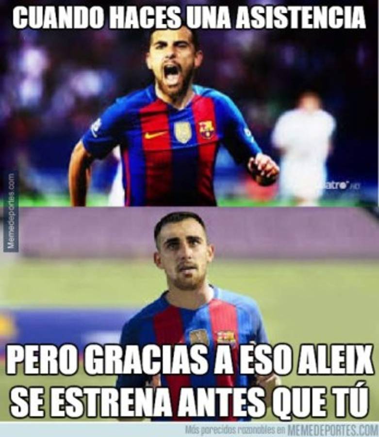 ¡Paliza del Barcelona y los memes no tardan en llegar!