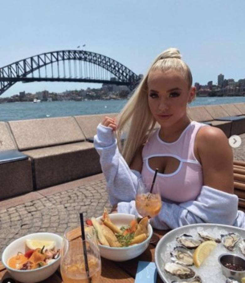 La modelo Tammy Hembrow confiesa que ''todos los deportistas del mundo me mensajean''