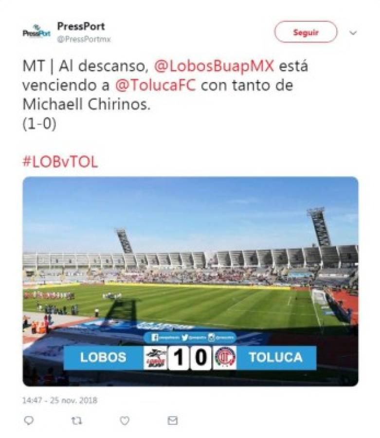 Lo que dicen los periodistas y medios mexicanos del gol de Michaell Chirinos