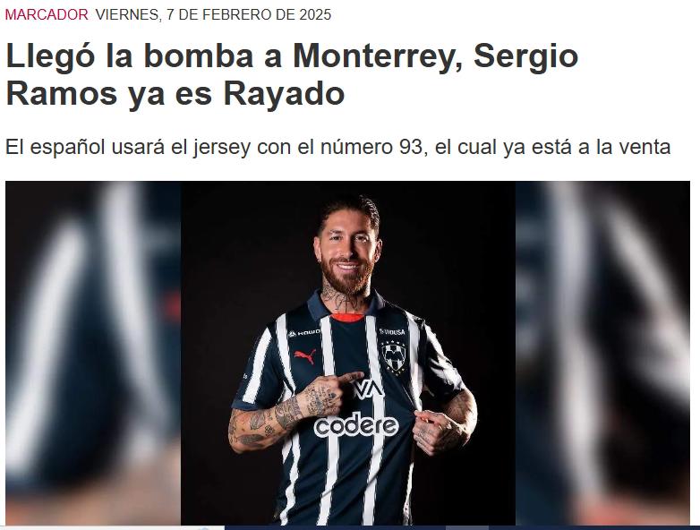 ¿Qué dijo Faitelson? La prensa reacciona por el fichaje de Sergio Ramos con Monterrey y se confirma cuándo llega a México