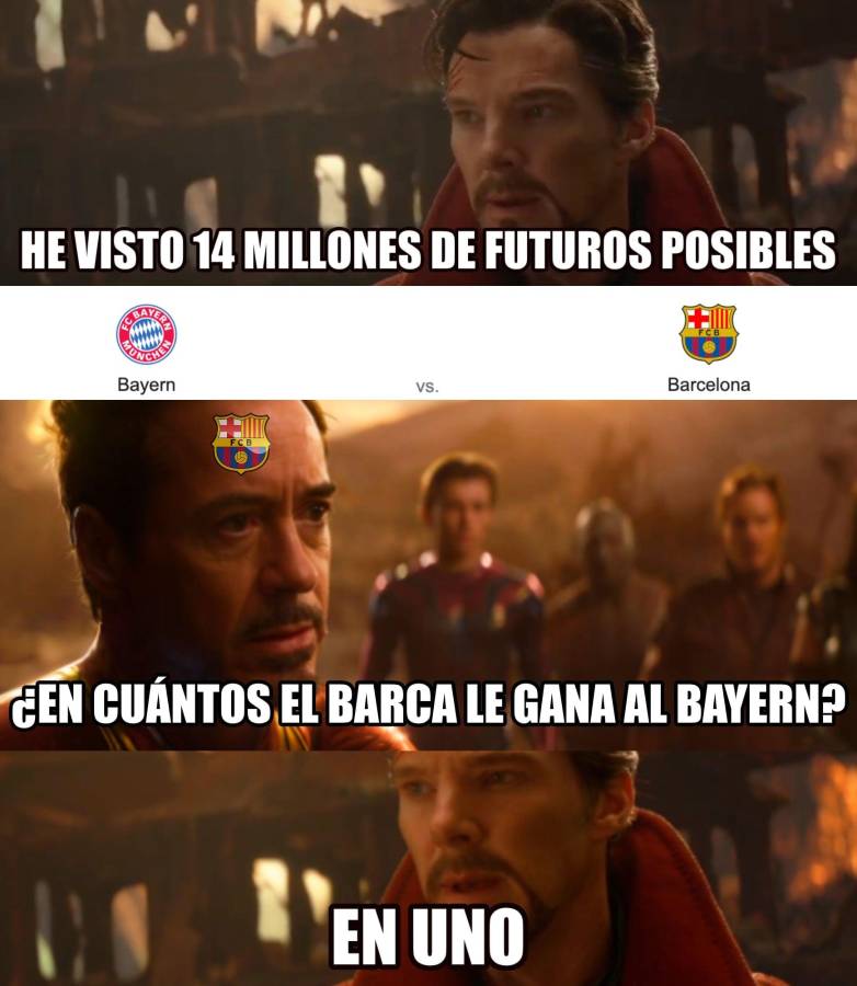 Los memes calientan el Bayern-Barcelona: Hacen pedazos al equipo culé por la posibilidad de jugar Europa League