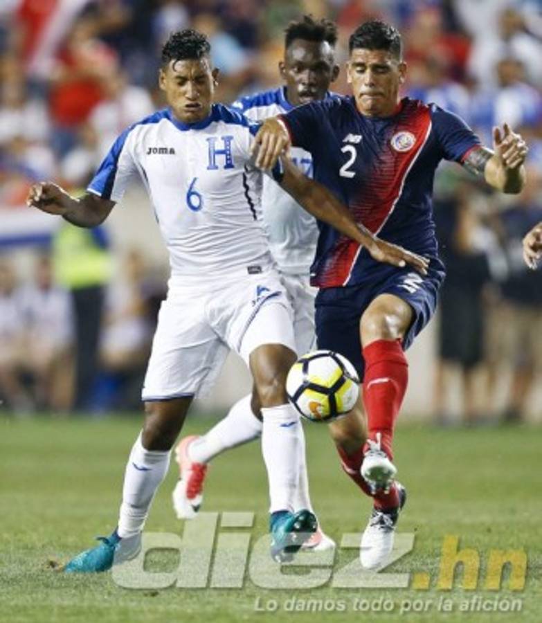 ¡EL ONCE! Así jugaría Honduras contra Costa Rica sin Choco Lozano