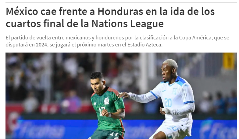 “México es exhibido”, “Papelón” y “Fue un paseo”: prensa azteca amanece frustrada por el gran triunfo de Honduras