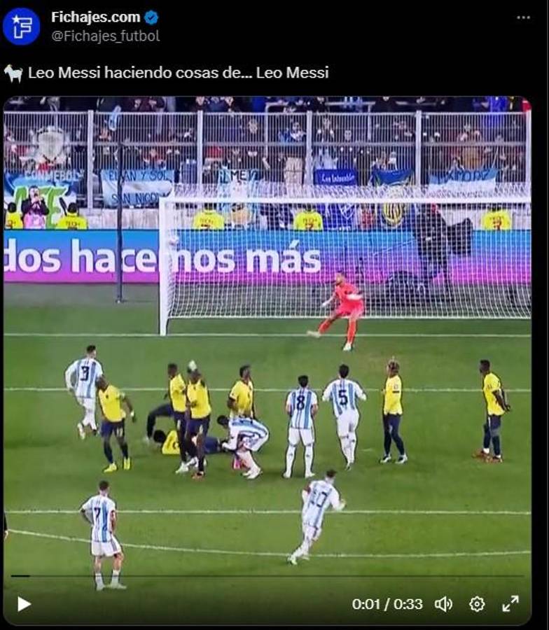 “Conmebol es la zona más fácil para clasificar”, “Messi es un hijo de...”: esto dice la prensa tras el golazo de tiro libre de Leo con Argentina