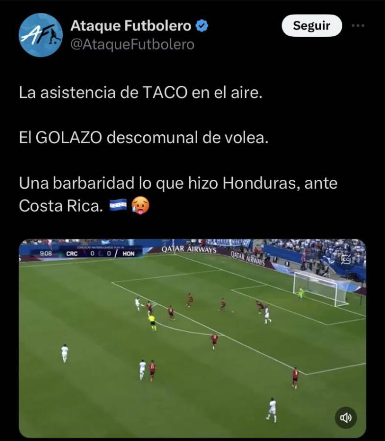 La reacción de Costly, el gran señalado de la prensa de Honduras y directivo atiza contra Rougier